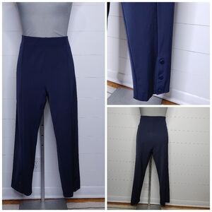 ST. John Navy Stretch Pants Size 12